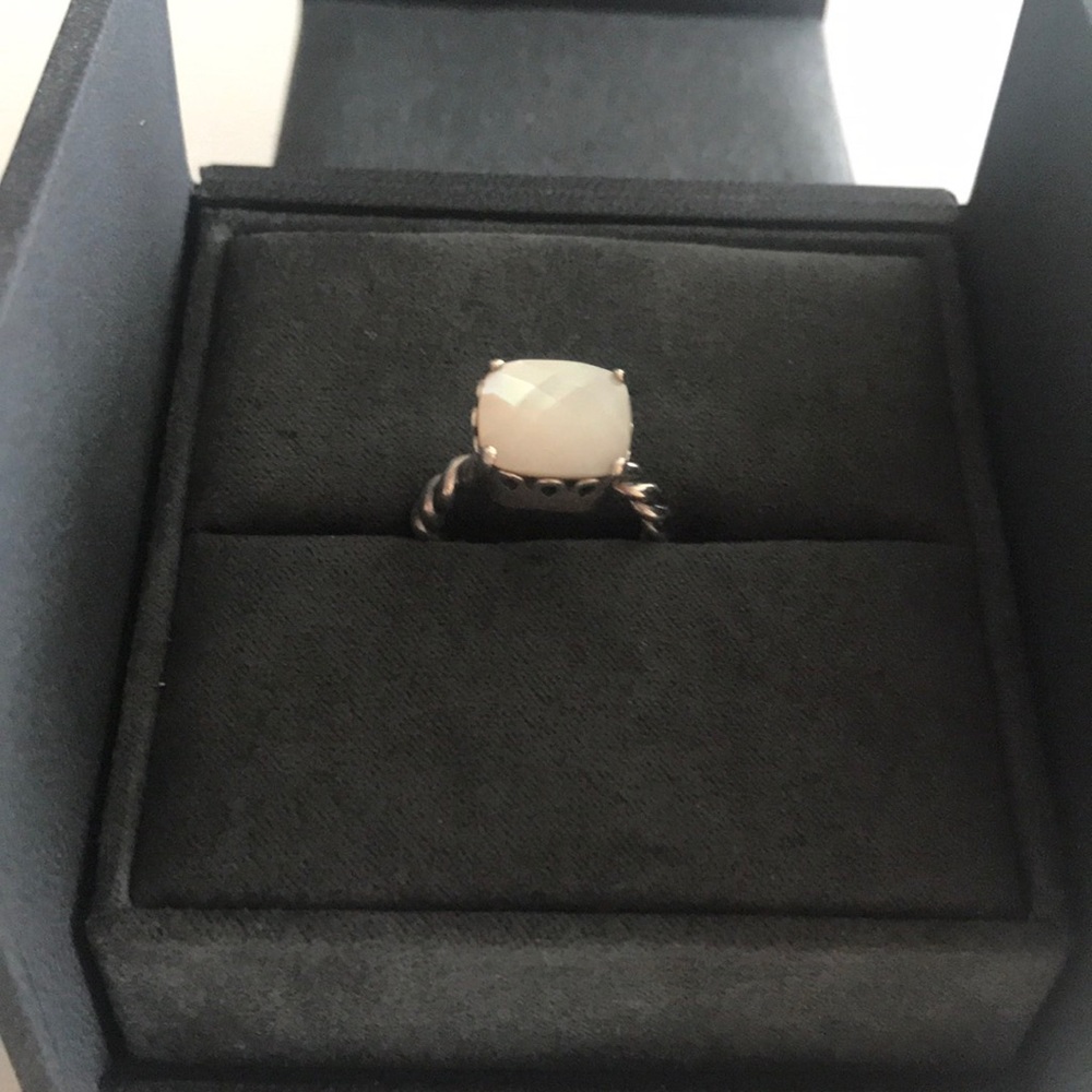 PANDORA MOTHER OF PEARL RING SIZE 7